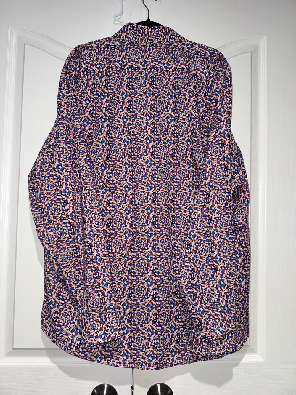 Joe Bananas Multicolor Abstract Print Long-Sleeve Button-Down Shirt - Picture 10 of 11